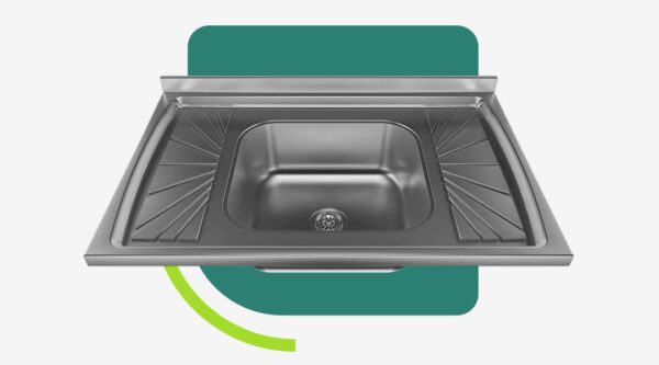 Pias de Aço Inox 430 - Cuba Simples