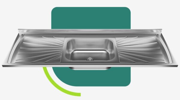 Pias de Aço Inox 430 - Cuba Simples