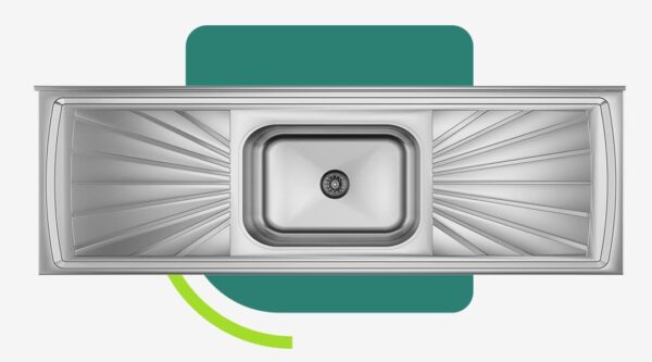 Pias de Aço Inox 430 - Cuba Simples