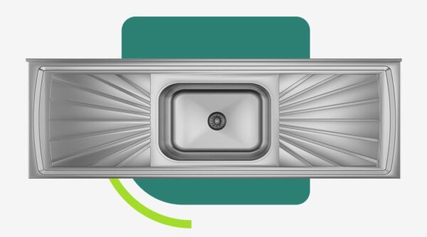 Pias de Aço Inox 430 - Cuba Simples