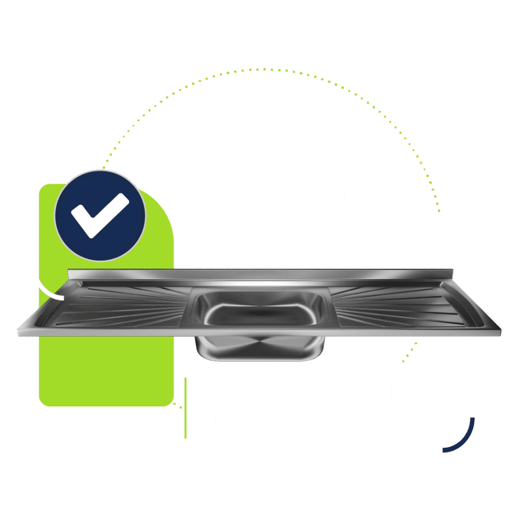 GNX Granito Inox - Pias em Aço Inox